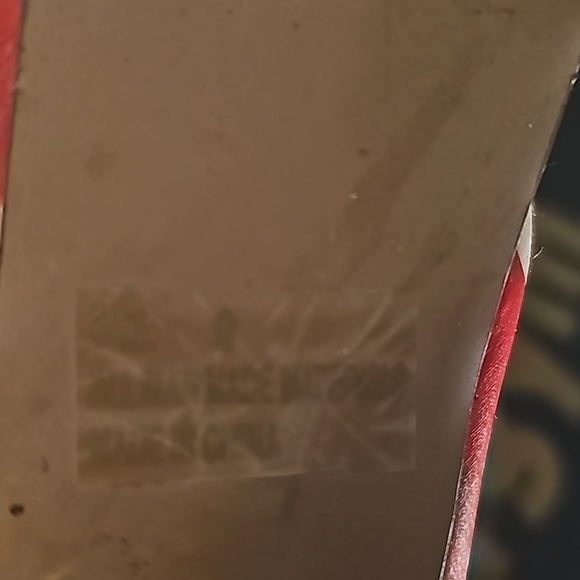 Vintage size 9 red and white polka dot platform 7 inch heels - Picture 3 of 5